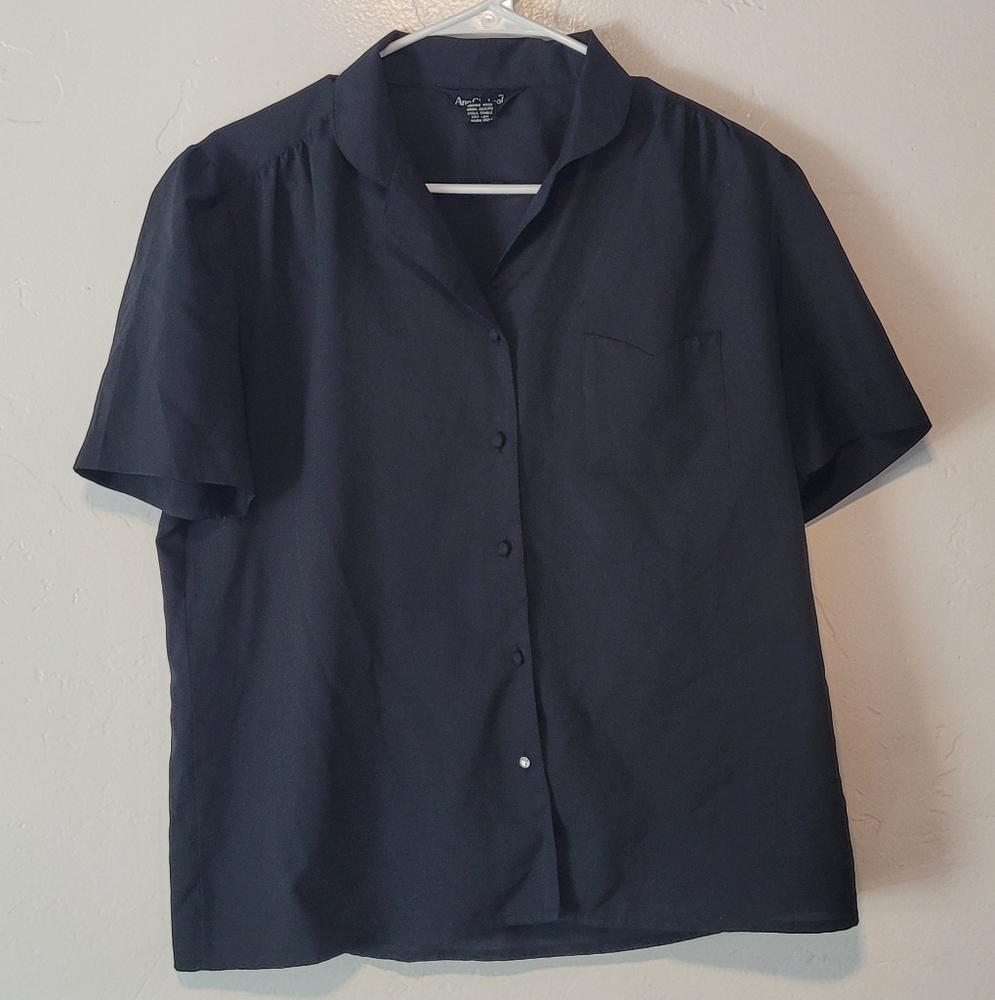 Ann Chabrol Black Women's Button Down Shirt